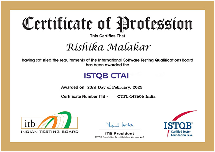 ISTQB certification course in Madhya Pradesh